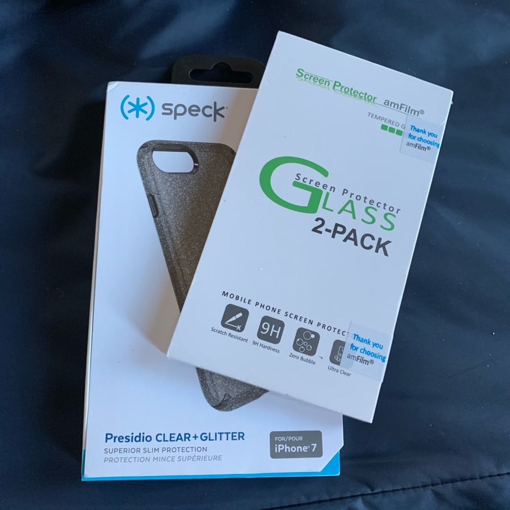 Iphone 7 Case And Screen Protector Bundle - image 1